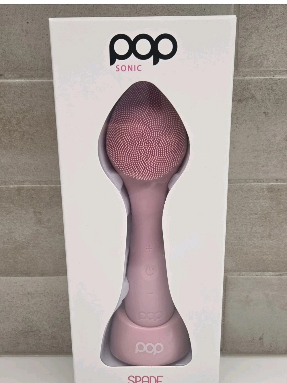 POP Sonic Spade Facial Cleansing Brush - Blush Pink